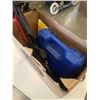 Image 3 : CROSSBOW, BOCCE BALLS, AND STEERING WHEEL LOCK