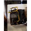 Image 2 : 2 BOXES OF TOOLS, WORKLIGHT AND DISPOSABLE GLOVES