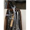 Image 4 : TRAY OF HEAVY DUTY WRENCHES, TORQUE WRENCH, ETC