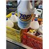 Image 7 : 3 CRATES OF ZEP CLEANER, FLOOR POLISH, SANITIZER AND MORE
