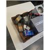 Image 2 : BOX OF ELECTRICAL ITEMS - X RAY LIGHT, WALL SWITCH, ETC