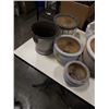 Image 2 : LOT OF 5 CERAMIC PLANTERS