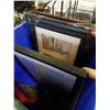 Image 3 : BIN OF MULTI PICTURE FRAMES, RECORDS, TRIPOD MECCANO SET AND MORE