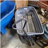 Image 2 : AMES EASY ROLLER LAWN CART AND TRUE TEMPER  4 WHEEL CART SOME DAMAGE WITH HANDLE