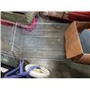 Image 2 : CASED CO2 GAUGE AND BOTTLE, ND BAG OF SCREWS, AND METAL STORAGE RACK