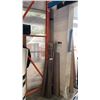Image 1 : 4 TIKI TORCHES AND WOOD BLINDS - 3  40 INCH,  2  48 INCH, AND 1  96 INCH