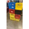 Image 1 : 8 ASSORTED MILK CRATES