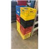 Image 2 : 8 ASSORTED MILK CRATES