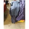 Image 2 : 2 BLUE COVERALLS 3 BLUE WORK OVER COATS SIZES 40-46