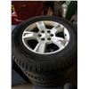 Image 2 : SET OF 4 GMC 6 BOLT 18 INCH WHEELS W/ HANKOOK TIRES - LOW TREAD