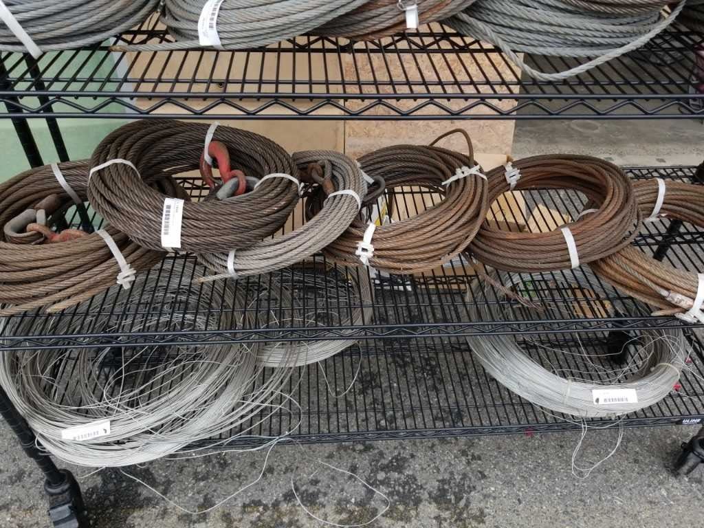 6 COILS OF AIRCRAFT CABLE