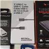 Image 3 : HELIX TURBOVOLT 10,000MAH POWER BANK, TYPE-C CORDS, ACCESSORIES AND GALAXY Z FLIP4 CLEAR COVER WITH 