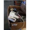 Image 2 : MEATSLICER AND BOX OF KITCHEN AND HOUSEHOLD ITEMS