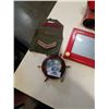 Image 2 : LOT OF COLLECTIBLES, BINOCULARS, THE MONKEES COMIC #3, ETCH A SKETCH, RCAF BADGE,