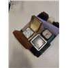 Image 2 : LOT OF JEWELLERY CASES AND 2 CASED CLOCKS