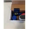 Image 2 : BLUETOOTH SPEAKERS, AS IS INFRARED THERMOMETER, AND POWERBANK