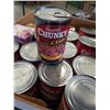 Image 8 : BOX OF CANNED GOODS SOUP ETC
