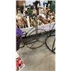 Image 8 : METAL CATTAIL REED PLANTSTAND WITH METAL TRICYCLE PLANTER STAND