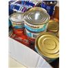 Image 2 : BOX OF SEALED COFFEE, TUNA  AND KRAFT DINNER