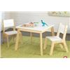 Image 1 : KIDCRAFT MODERN TABLE AND 2 CHAIRS SET - RETAIL $109
