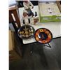 Image 2 : VINTAGE SERVING PLATTER, WINE BOTTLE HOLDERS, AND 2 VINTAGE RUSSIAN OLYMPIC PLATES