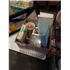 Image 2 : LOT OF KIDS PUZZLES, BOX OF GAMES, AND BANDMINTON SET