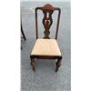 Image 2 : VINTAGE DINING TABLE W/ LEAF AND 6 CHAIRS