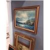 Image 2 : VINTAGE PAINTING, VELVET PAINTING, PRINT AND PICTURE FRAME