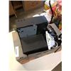 Image 2 : BOX OF ELECTRONICS - VHS PLAYER, SPEAKERS, ALARM CLOCKS