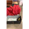 Image 3 : BLUE METAL SHIPPING TRUNK