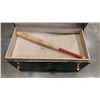 Image 2 : GREEN METAL SHIPPING TRUNK