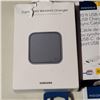 Image 2 : SAMSUNG SUPER FAST WIRELESS CHARGER , TYPE C CORDS AND ACCESSORIES WITH GALAXY Z FLIP 4 LEATHER COVE