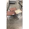 Image 1 : 3 VINTAGE STACKING STOOLS
