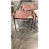 Image 2 : 3 VINTAGE STACKING STOOLS