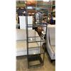 Image 1 : BLACK METAL SHELF WITH GLASS SHELVES