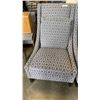 Image 2 : 2 HIGHBACK ACCENT CHAIR WITH LUMBAR PILLOW