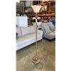 Image 1 : METAL FLOOR LAMP WITH FLOWER PEDAL FROSTED GLASS SHADE