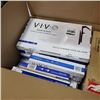 Image 2 : LARGE BOX OF VIVO TV MOUNTS, ADAPTERS AND MORE