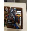 Image 2 : 2 TRAYS AVENGERS AND STAR WARS FIGURES WITH MODEL TRAIN CARS