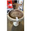 Image 2 : CONCRETE BIRD BATH APPROX 20 INCHES TALL
