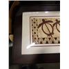 Image 2 : FRAMED KAPA PAINTING BY JOEL P HEINZ SR. WITH INFO ON BACK SAID TO BE WORTH $1300