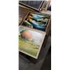 Image 2 : TABLE LAMP, KRONENBRAU 108 BEER ADVERT, VELVET PAINTING AND PRINT