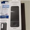 Image 2 : SAMSUNG WIRELESS TRIO CHARGER AND TYPE C CORDS AND ACCESSORIES WITH GALAXY Z FLIP4 SILICONE GRIP COV