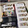 Image 2 : TRAY OF NEW MESSAGE IN A BOTTLE, PAINT BY NUMBER SETS AND CALLIGRAPHY PENS