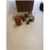 Image 2 : BOX OF MINI OWLS - CLOISONNE, BRASS, ETC