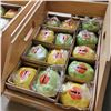 Image 2 : 2 WOOD TRAYS OF NEW CERAMIC PIGGY BANKS