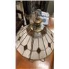 Image 2 : LEADED GLASS HANGING LIGHT