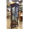 Image 2 : DEILCRAFT ILLUMINATED 6.5FT TALL GLASS STORAGE CABINET