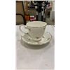 Image 2 : 8 CHINA CUPS AND SAUCERS - ROYAL ALBERT CLEMATIS, STAFFORDSHIRE SUTHERLAND, COLCOUGH AND OTHERS