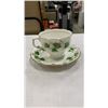 Image 8 : 8 CHINA CUPS AND SAUCERS - ROYAL ALBERT CLEMATIS, STAFFORDSHIRE SUTHERLAND, COLCOUGH AND OTHERS